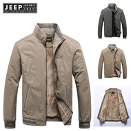 JEEP SPIRIT 1941 ESTD Cotton military clothing men's work clothes loose large size thin section yout