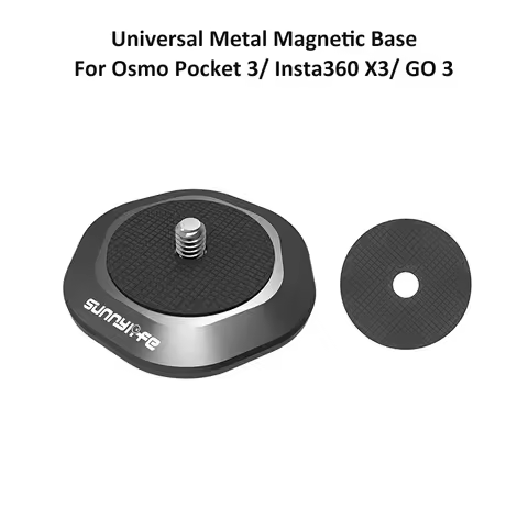 Meta Magnetic Suction Base Mount For DJI Pocket 3/2/Insta360 X3/X2/GO 3/Action 4/3/2 Universal Sport