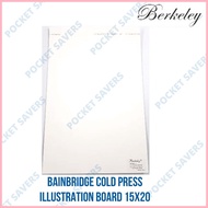 ◫ ▤ BAINBRIDGE Cold Press Illustration Board (15 x 20 / 10 x 15 inches) Berkeley