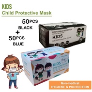 Kids 3 Layer Mask - 50pcs