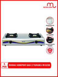 Mitra Loka Kompor Gas Rinnai 2Tungku RI 522E RI522E RI 522 E