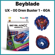 TAKARA TOMY Beyblade X UX-00 Dren Buster 1-60A - Blue Metal Coating (FC Barcelona Ve)