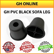 GH PVC BLACK SOFA LEG (1pcs)  黑色沙发脚