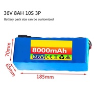 18650 36V 8Ah 10S3P Battery Pack Lithium Battery Scooter Electric Car