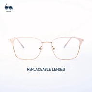 eo anti radiation eyeglasses Baobab Eyewear Rene Ordinary Lens Glasses Rectangle Eyeglass Unisex Met