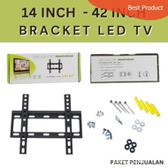 Bracket Breket Braket TV LED LCD UHD 15 17 32 42 Inch with Waterpas