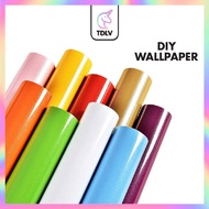 TDLV 60CM x 5M Metallic Colour Waterproof Kabinet Perabot Film Wallpaper/Furniture Sticker/Cabinet S