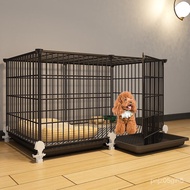 7TZK People love itColeshome Dog Cage Small Dog Dog Cage Household Indoor Dog Cage Small Dog Medium-Sized Dog with Toile