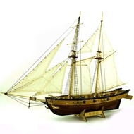 1: 100 Halco Ship Model DIY Model Hands-on Model Kit Ship Model Handmade DIY Assembly Decoration