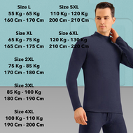 Hitchie Ultra Warm Heattech Full Set Man Winter Sweater Korean Style Inner Baju Sejuk Fleece Thermal