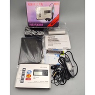 Aiwa RX888 Cassette Walkman (Mint New Old Stock, Japan-Made High-End Model), Dual Large Copper Flywh