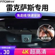 เหมาะสำหรับเล็กซัส RZ RX350 /es/ 300H /nx/ux เครื่องบันทึกการขับขี่4K กล้องวงจรปิดความละเอียดสูง