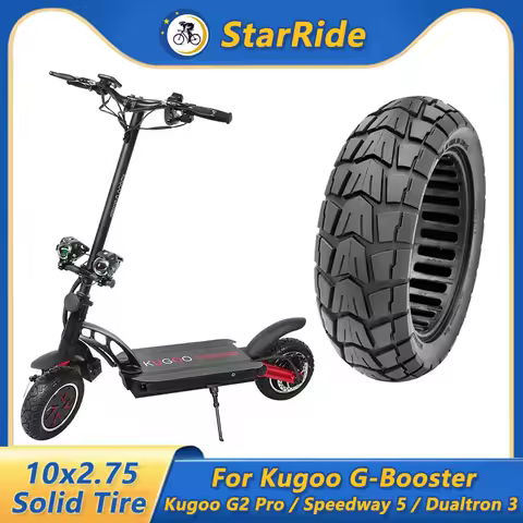 10 Inch 10x2.75 Solid Tire 85/65-6.5 Suitable for Kugoo G-Booster G2 Pro Speedway 5 Dualtron 3 Elect