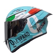 KBR TTC FULL FACE HELMET, HANDSOME LEOPARD PACKAGE, ORIGINAL
