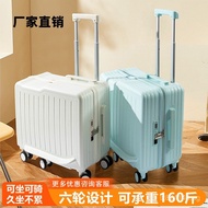 Universal Wheel Cycling Box6Trolley suitcase with wheels and seat function for men and women, childr