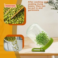 PEONYTWO Sprout Maker Kit, Plastic With Stand Sprouting Lids,  Easy  Germination Bean Sprouts Grow K