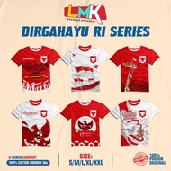 MERAH Ksos Kais Indonesia Latest 2025 Men's T-shirts August Trendy Men's Clothing Red and White Men'