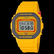 Casio G-Shock DW-5600 DW5610Y-9D DW-5610Y-9D DW-5610Y-9 Lineup '90s Sports Series Yellow Resin Band Watch