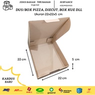 Pizza Box 22x22x5 cm | Pizza Box | Diecut Box | Cake Box | CARDBOARD