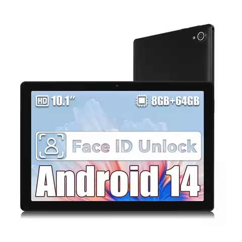 Android 14 8GB RAM+64GB ROM (Expand to 1TB) Octa-Core Tablet 10 inch With Bluetooth 5.3 WiFi 6 Widev