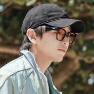 Jackson Wang Sunglasses Men's Sunset Peng Xiaoxiang Gradient Color Blush Glasses Myopia Sun Protection Brown Sunglasses Female Fashion