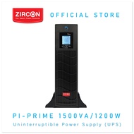 NEW2024! PI-PRIME 1500VA/1200W PURE SINEWAVE UPS ZIRCON / RT: RACKMOUNT & TOWER / 2 YEARS WARRANTY/O