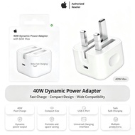 40W Dynamic Power Adapter with 60W Max iPhone Fast Charging Charger Charger iPhone Adapter Cable Typ