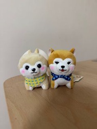 全新豆柴三兄弟柴犬三兄弟豆太郎柴狗仔細公仔吊飾景品狗仔