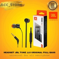 Headset JBL T110 Full Bass Earphone JBL In Ear