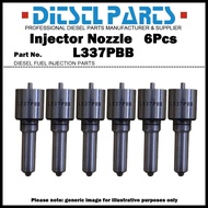 6Pcs Diesel Fuel Injector Nozzle Tips L337PBB for HOWO A7 WD615 D10 VGO015ID-E071