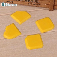 Chinatera 4pcs Silicone Cement Glass Scraper Sealant Grout Remover Home Caulking Tool