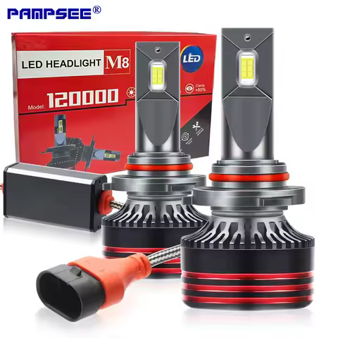 PAMPSEE H7 H4 H11 Canbus Bulb Led Lamp CSP 3570 High Power Car Headlight HB3 HB4 9005 9006 H1 Fog Li