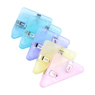 Zhiyuan Triangle Clip Folder Corner Clamp Multi-Function Organizer File Folder Clear Exam Paper Clip