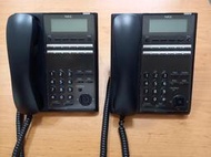 二手 NEC SL2100 IP7WW-12TXH-B1 TEL(BK) 12鍵 螢幕話機 2芯配線 中古