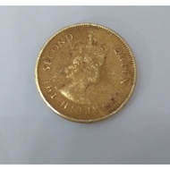 Koin Hong Kong 1963 10 Cent