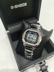 G-SHOCK 5000小銀塊 全金屬藍牙太陽能錶