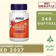 Now Vitamin D3 5000 iu - 240 softgels/Now Foods D3 5000iu