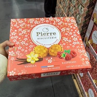 Open Market Customer Daigou costco France Imported Vanilla Raspberry Butter Cookies Biscuits 500g4.2