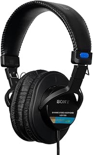 Sony Studio Headphones, Black, 7" x 7" x 1" (MDR7506)