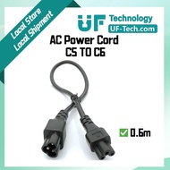 UFTECH C5 to C6 Mickey Mouse AC Power Cord Extension Cable 0.6m