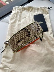 FENDI 經典STRAP YOU系列蟒蛇皮雙面色皮革背帶