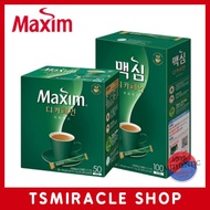 maxim coffee decaffeinated coffee stick 50T/100T decaf coffee mix latte decaf