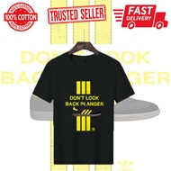 [ Ready Stock in Malaysia ] Dont Look Back in Anger Baju T shirt Lelaki Men T Shirt Baju Viral Lelaki Baju Perempuan Unisex T shirt Baju Lelaki Baju Wanita
