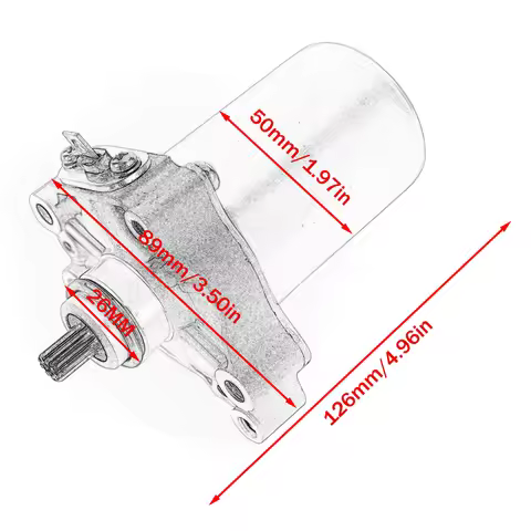Starter for Piaggio Fly Kostenlos ZIP 100 Hexagon Skipper Taifun 125 150 180 LX LXT for Derbi Atlant