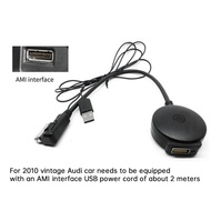 [little]-Car Bluetooth Cable Audio Cable Car Media in Audio Aux USB Female Bluetooth Adapter for A4 
