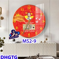 Đồng Hồ Kỷ Niệm Ngày 2 Tháng 9 Đồng Hồ Tròn Treo Tường Tráng Gương MS2-9