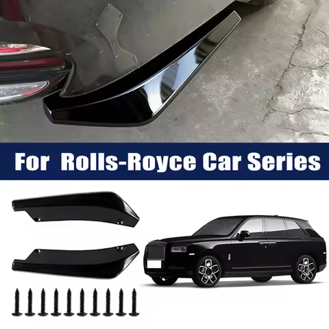 Car Rear Bumper Lip Diffuser Splitter Spoiler Scratch Protector For Rolls-Royce Phantom Ghost Cullin