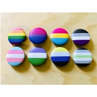 Taipei Ximen [PAR.T] 17 Handmade Rainbow Badge Pin Small Object Gay Parade Bag Decoration Accessorie