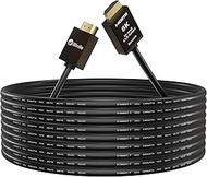 iBirdie 8K Fiber Optic HDMI 2.1 Cable 150 Feet, 46 Metre in-Wall CL3 Rated, Work 4K 120hz, HDCP 2.3,