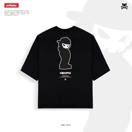 (COD)Orifake ORIFAKE- T-Shirt Oversize Design New Face Black